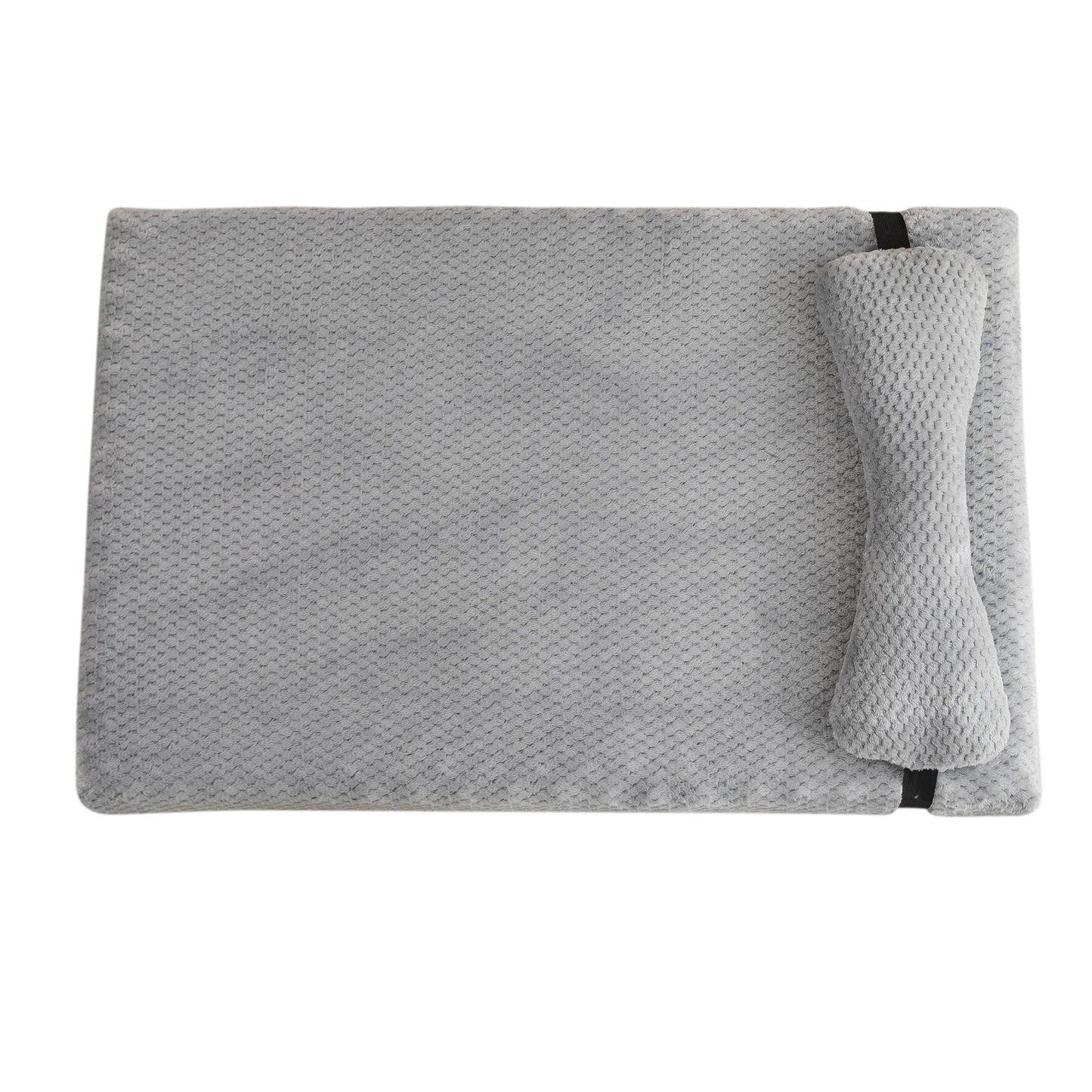 Alfombrilla de felpa suave con funda de invierno extraíble