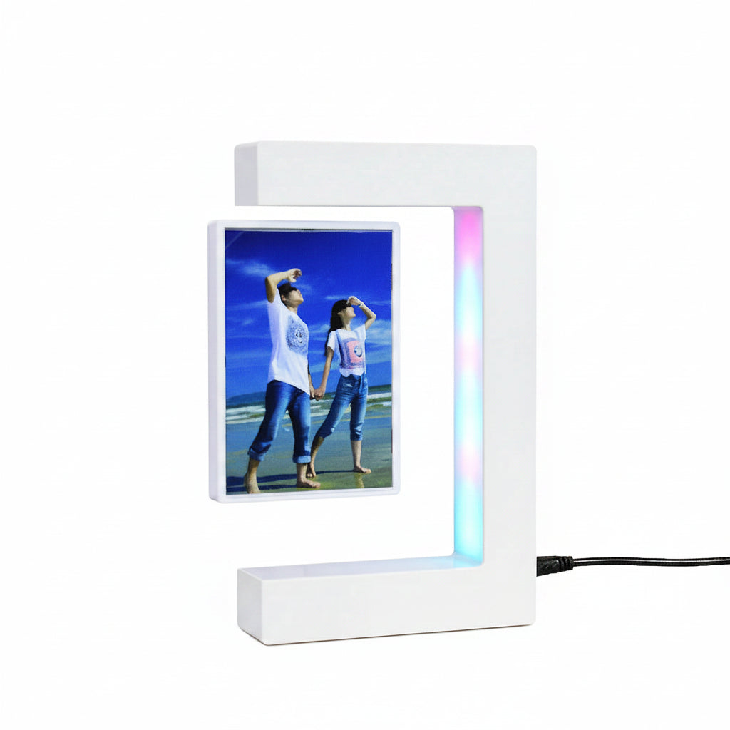 Schwebender Bilderrahmen mit LED