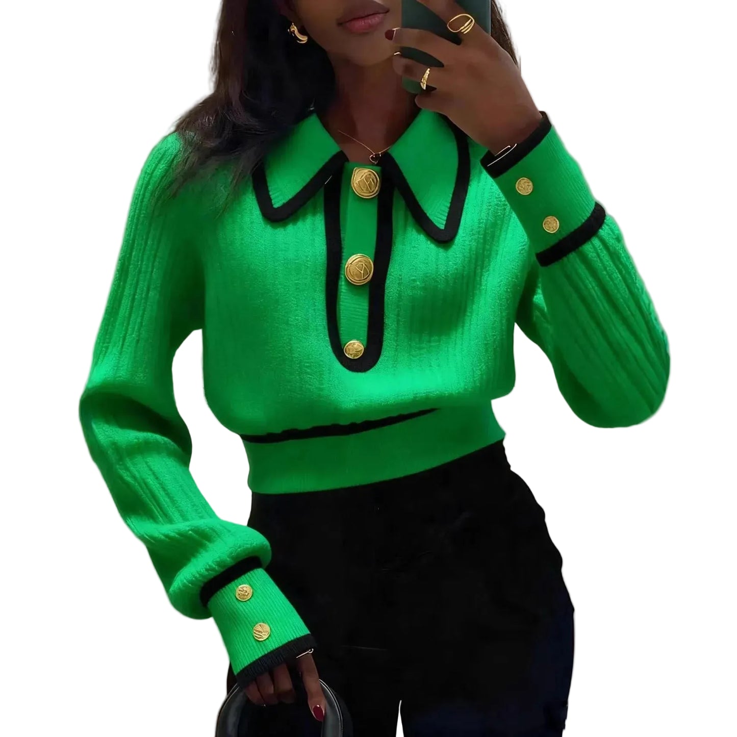 Jersey de manga larga elegante