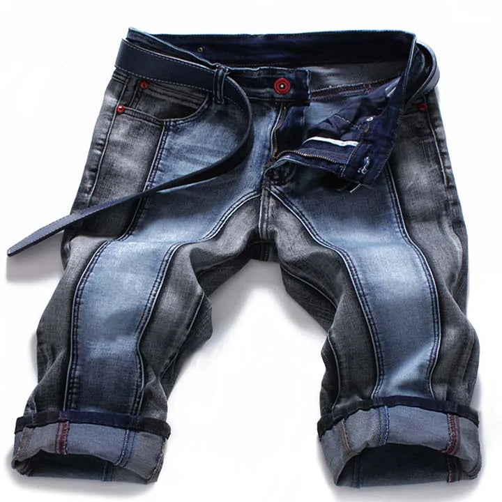 Pantalones cortos de mezclilla ajustados