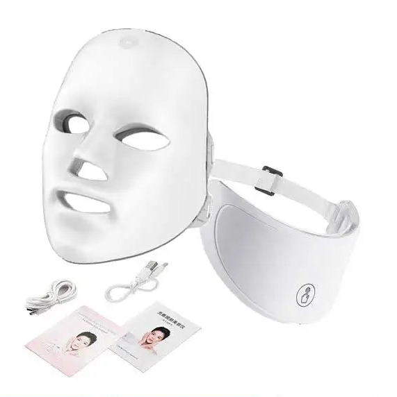 Mascarilla LED para rostro y cuello
