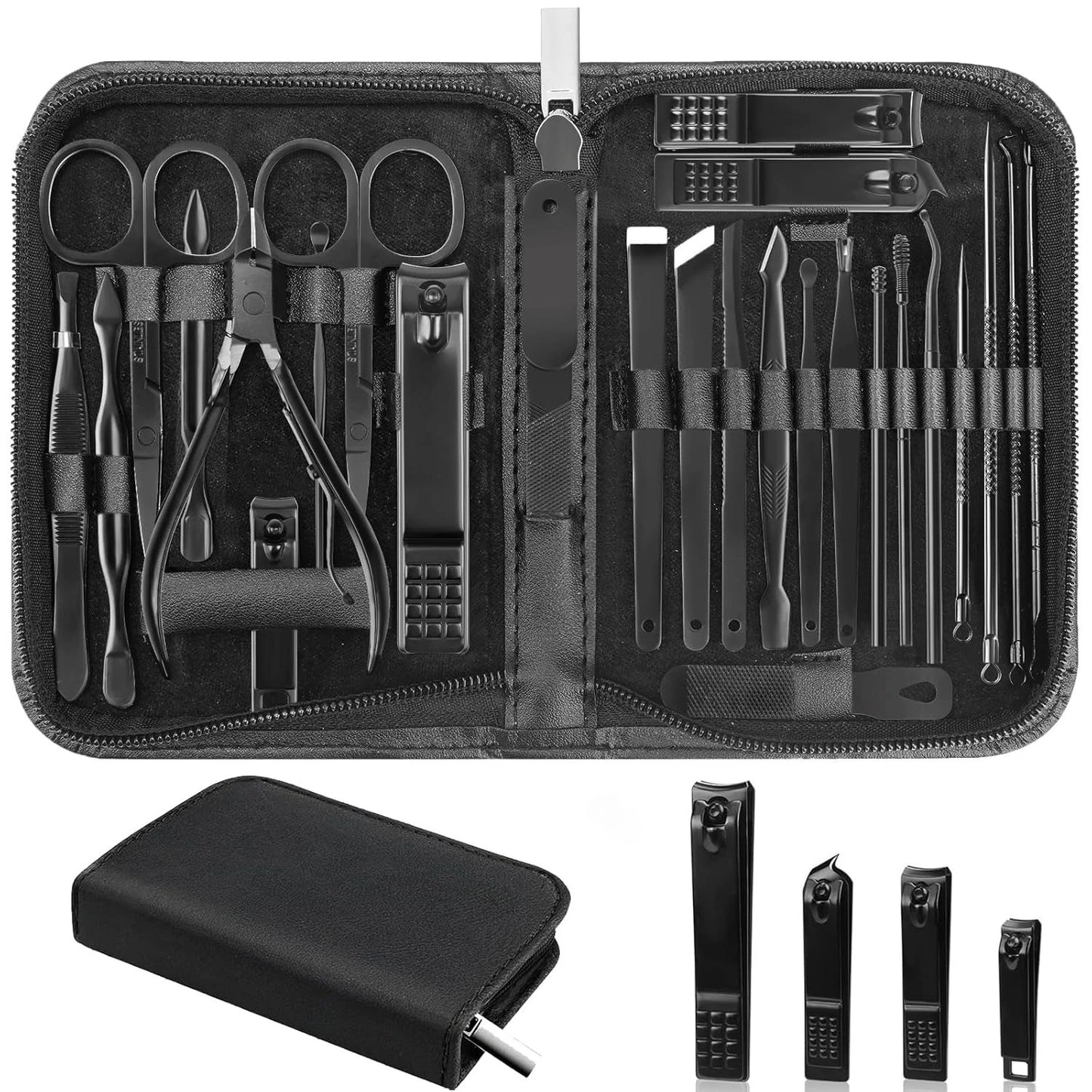 26-piece Nail Care Set for Manicure & Pedicure