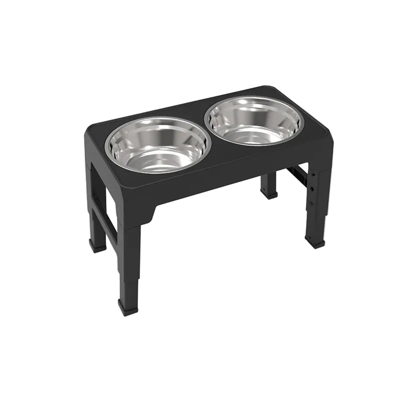 Comedero regulable para comida y agua