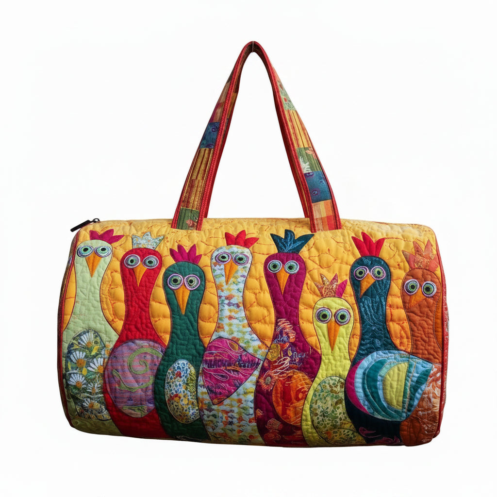 Quilted Duffle Bag / Weekender Tasche