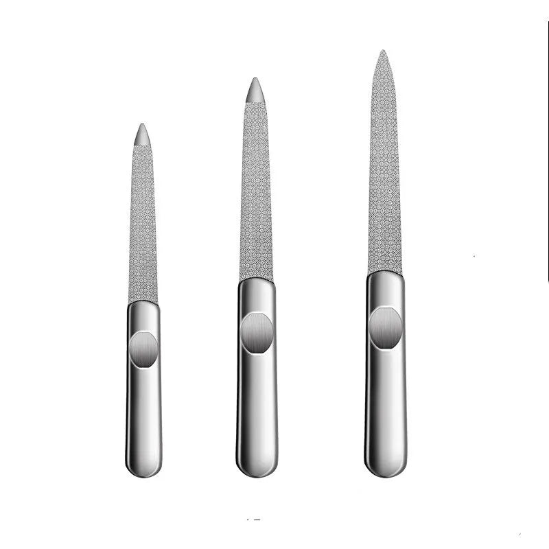 Nail File Set of 3, Stainless Steel