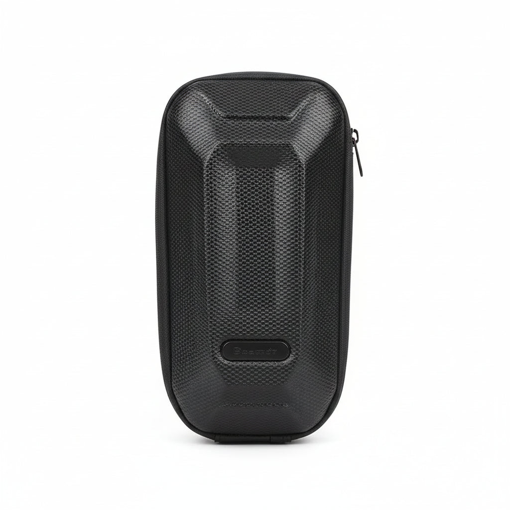 Bolsa delantera para patinete eléctrico, 4 L de espacio de almacenamiento, repelente al agua y cierre rápido