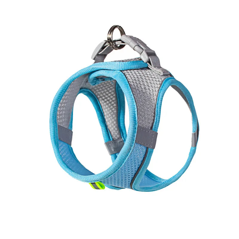 Verstellbare Geschirrweste mit Halsband und Leine