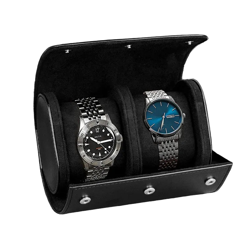 Watch Roll Travel Case 3 Slots Organizer