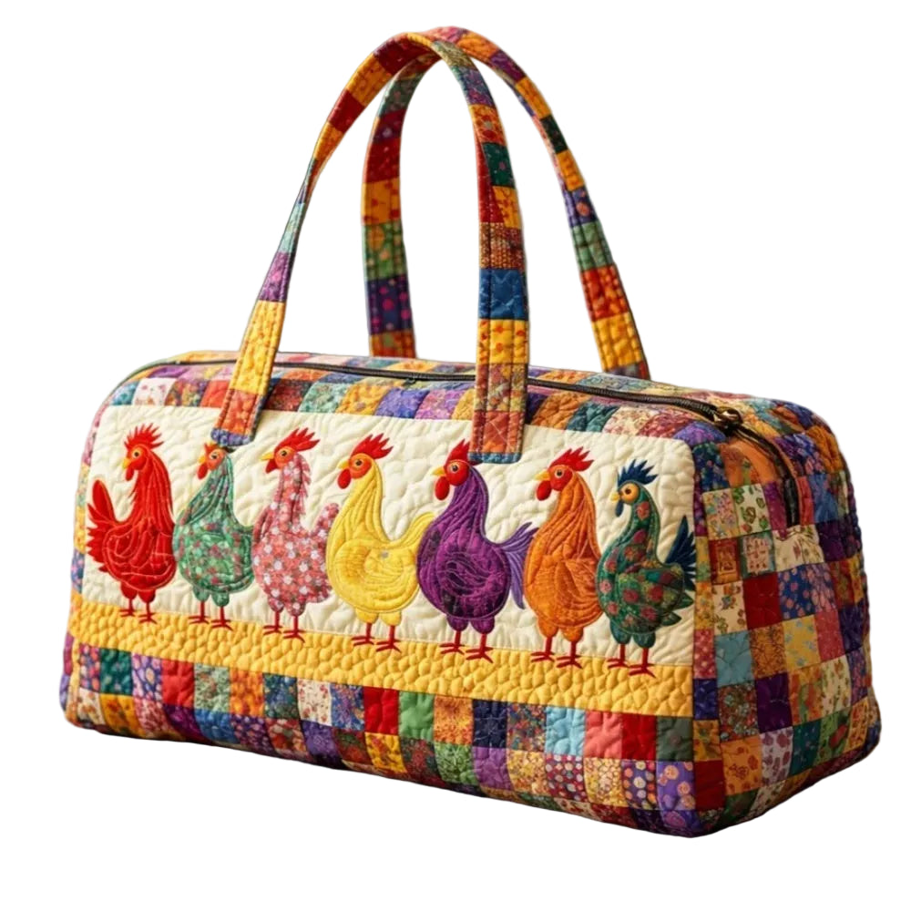 Quilted Duffle Bag / Weekender Tasche