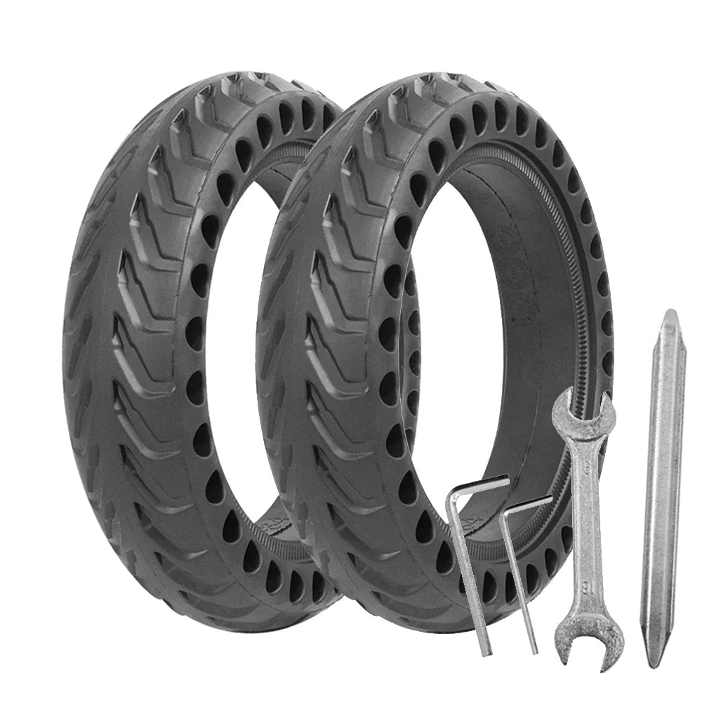 8.5-inch Solid Rubber Tire for Xiaomi 1S / Pro 2 Puncture-Proof & Shock-Absorbing