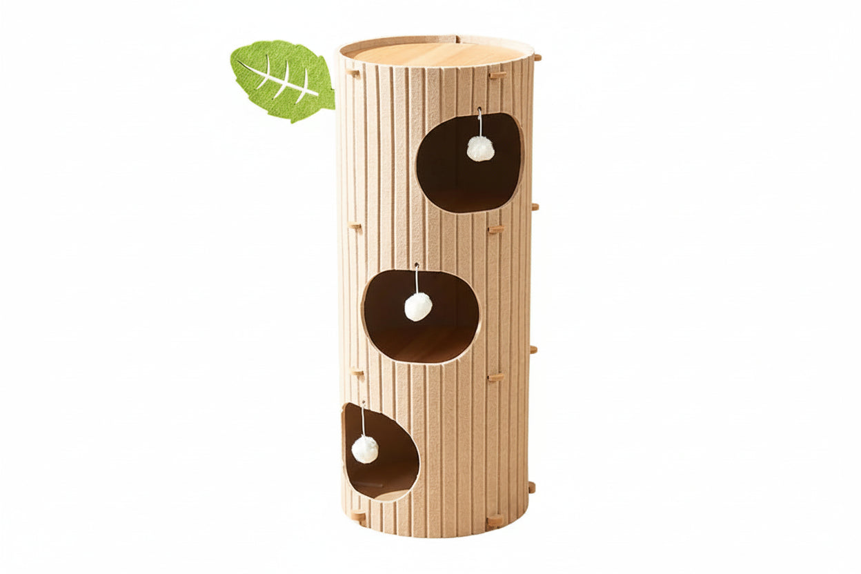 Árbol rascador multinivel para gatos