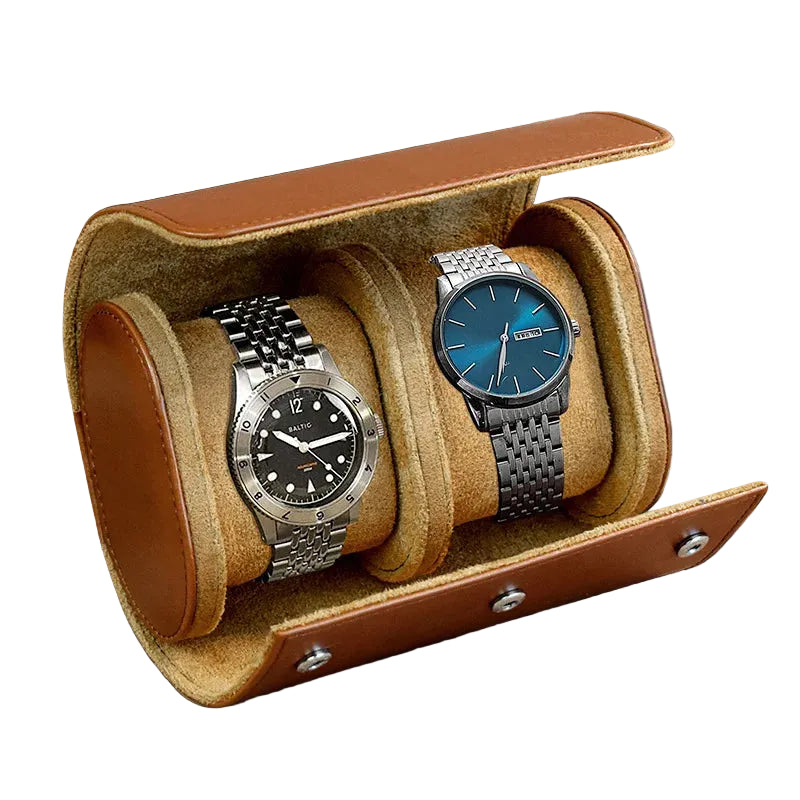 Watch Roll Travel Case 3 Slots Organizer