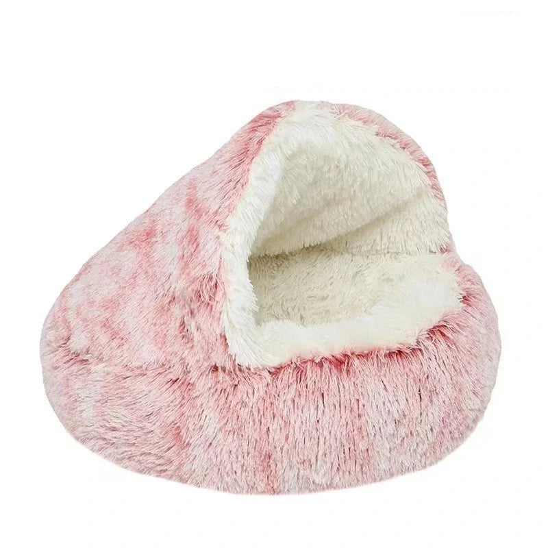 Cama suave de invierno y otoño para gatos, cálida, acogedora y blanda