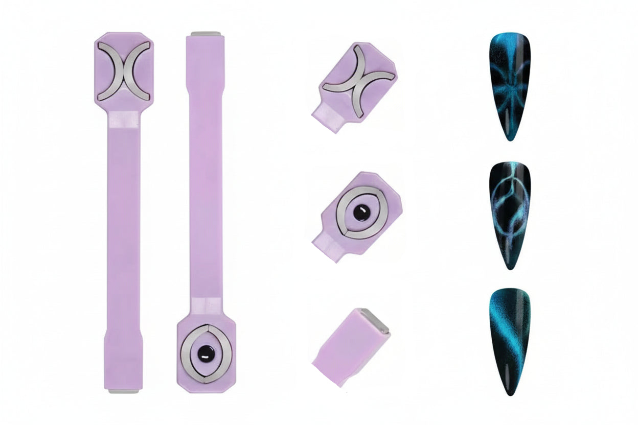 Cat Eye Nail Magnet with Unique Designs