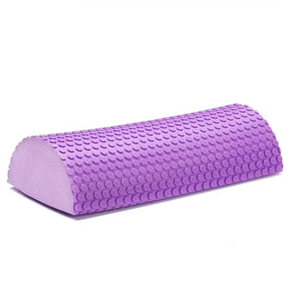 Halbkreis Yoga Foam Roller (30–45 cm) Muskelmassage & Rücken-Training mit Noppenstruktur