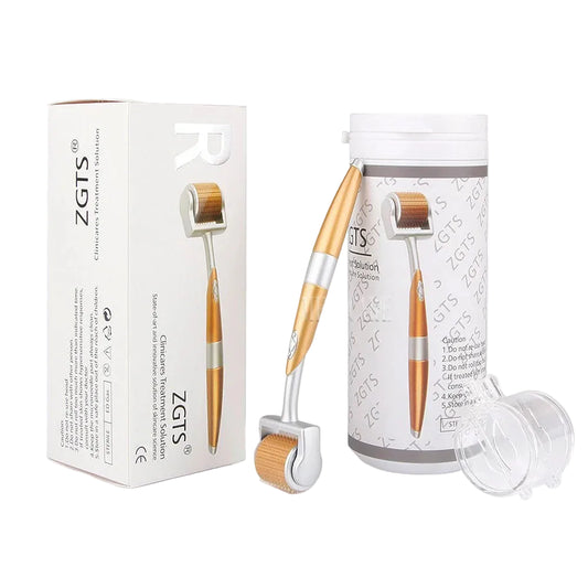 Rouleau Derma 192 aiguilles – Outil de Microneedling pour le soin de la peau et des cheveux