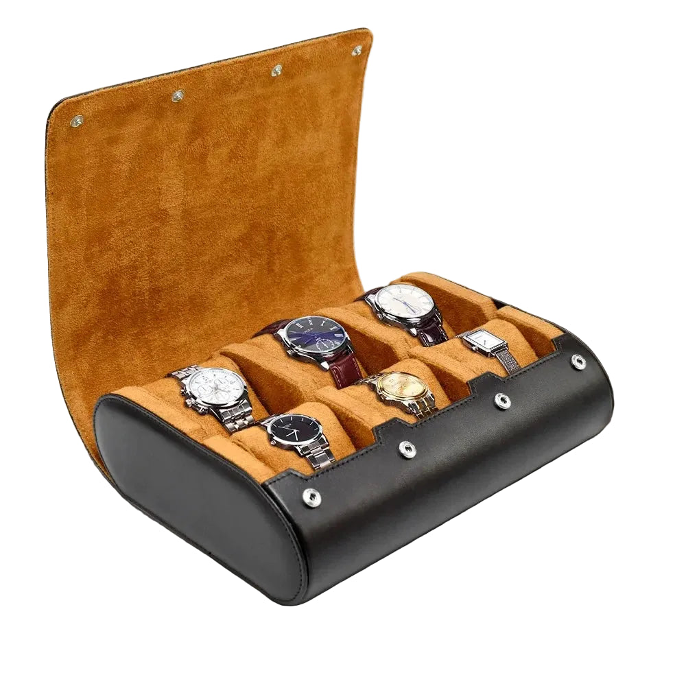 Premium Watch Travel Case 6 Slots