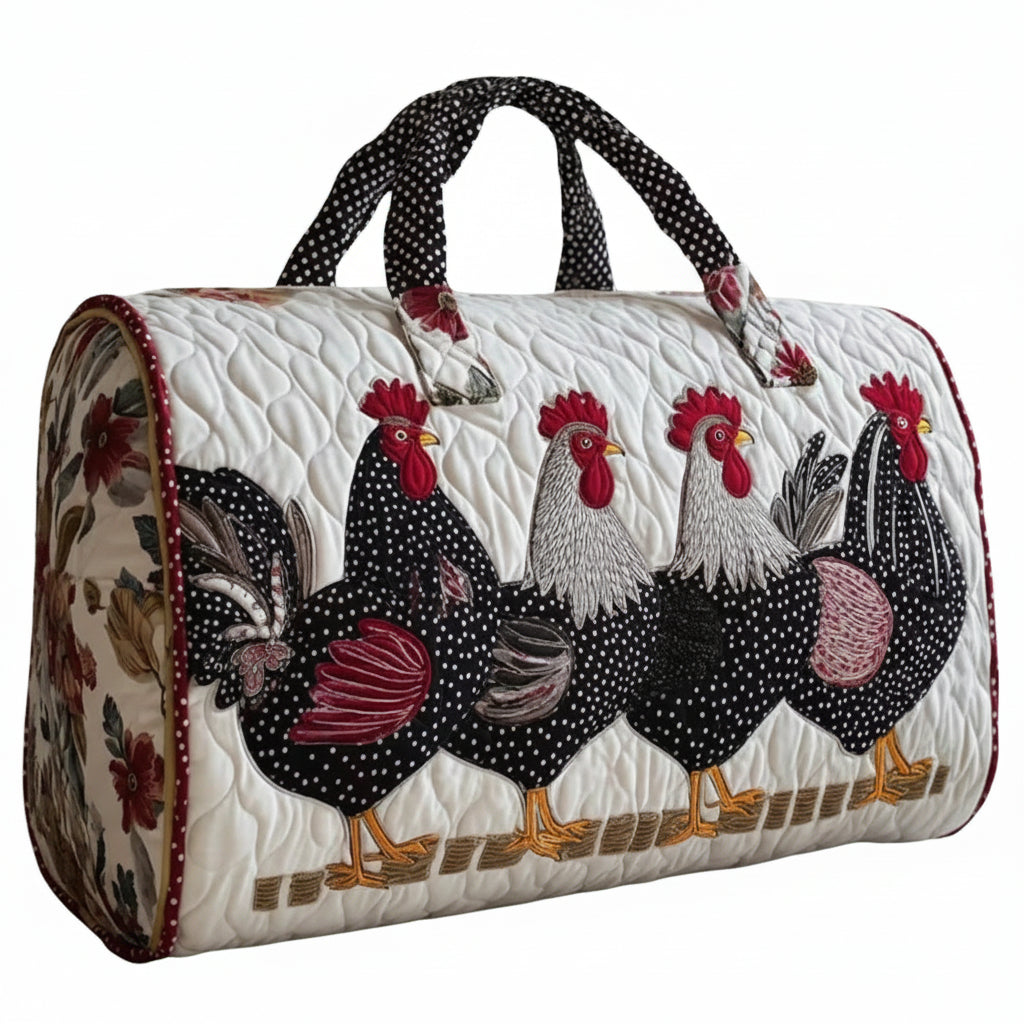 Quilted Duffle Bag / Weekender Tasche