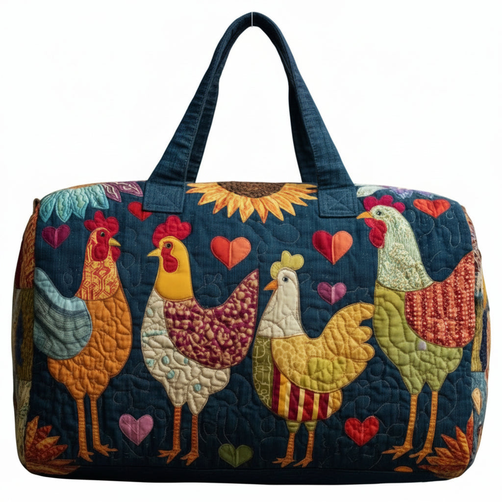 Quilted Duffle Bag / Weekender Tasche