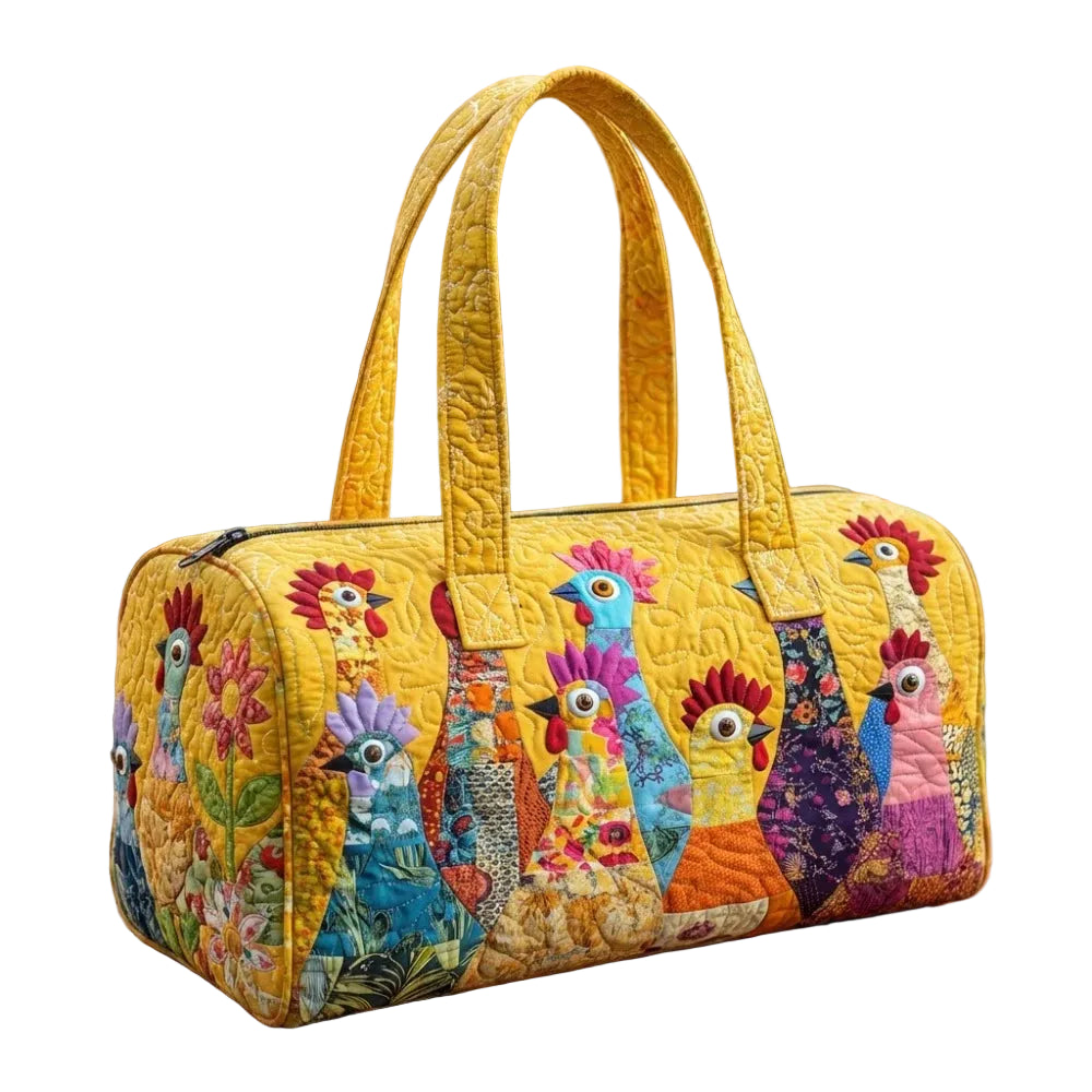 Quilted Duffle Bag / Weekender Tasche