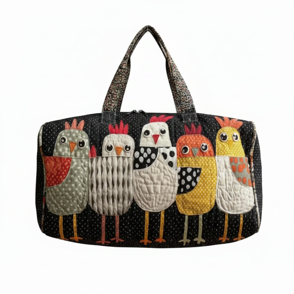 Quilted Duffle Bag / Weekender Tasche