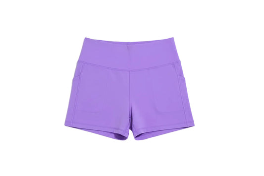 Shorts décontractés de yoga et de sport avec poches, élastiques et confortables