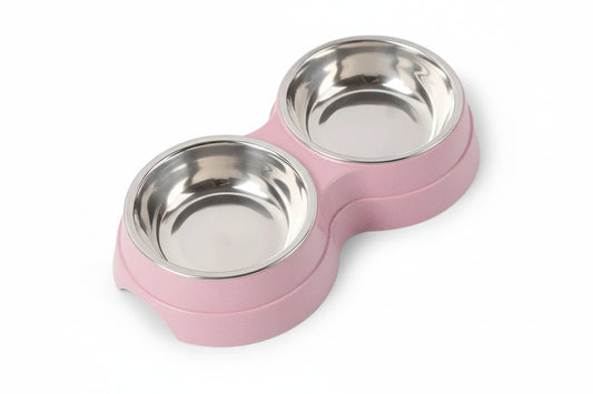 Gamelles doubles pour nourriture et eau