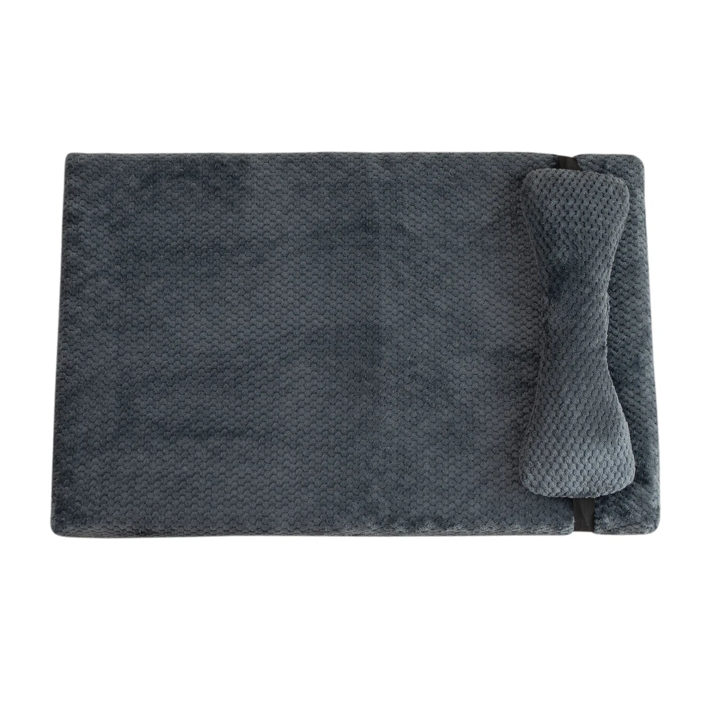 Alfombrilla de felpa suave con funda de invierno extraíble