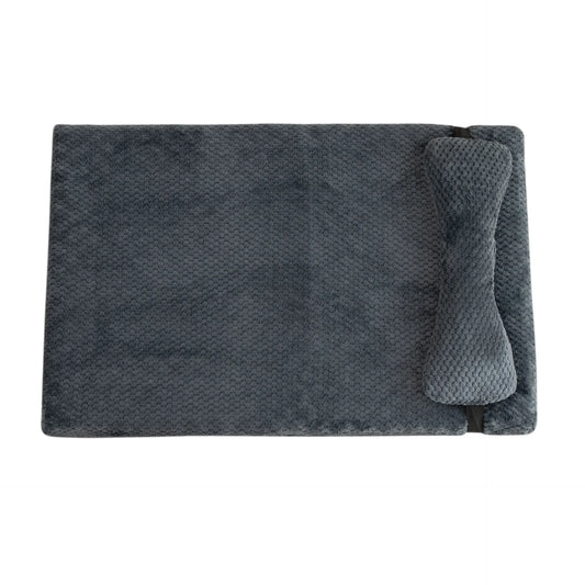 Alfombrilla de felpa suave con funda de invierno extraíble