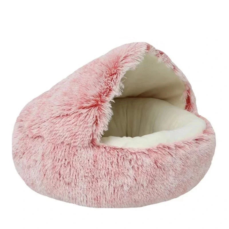 Cama suave de invierno y otoño para gatos, cálida, acogedora y blanda