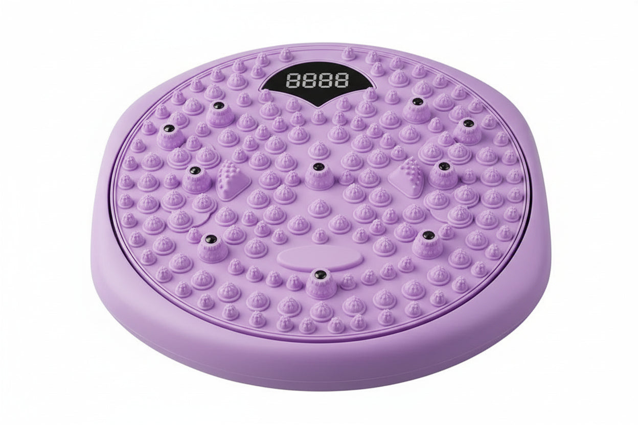 Disco giratorio de fitness con masaje de pies y función magnética