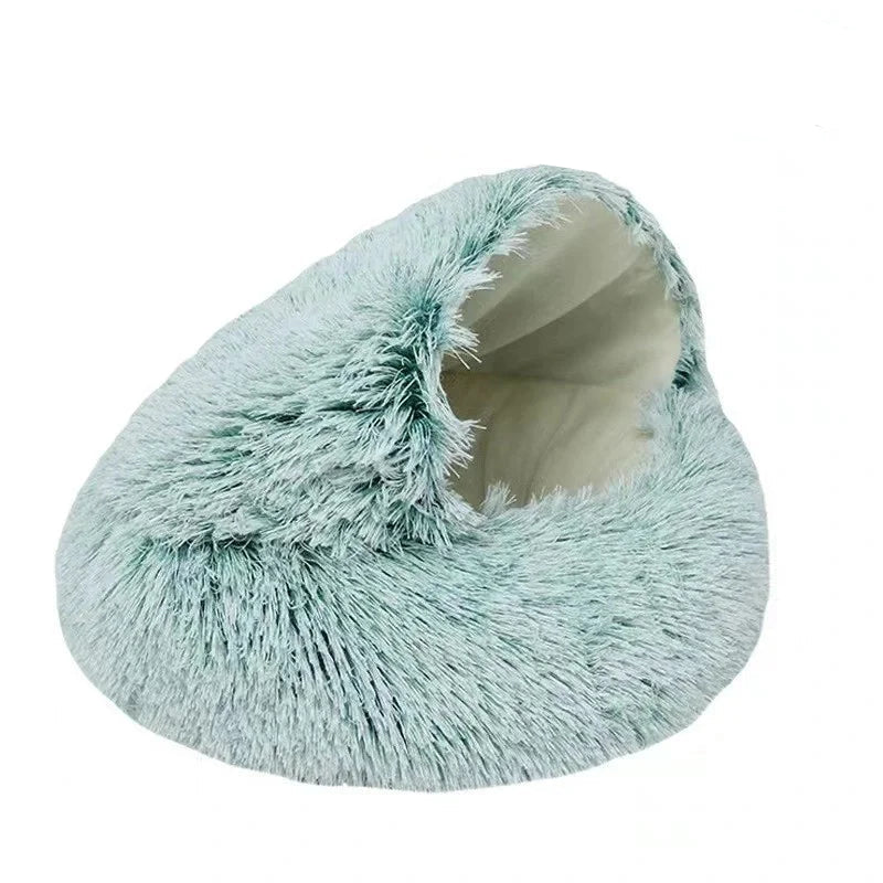 Cama suave de invierno y otoño para gatos, cálida, acogedora y blanda
