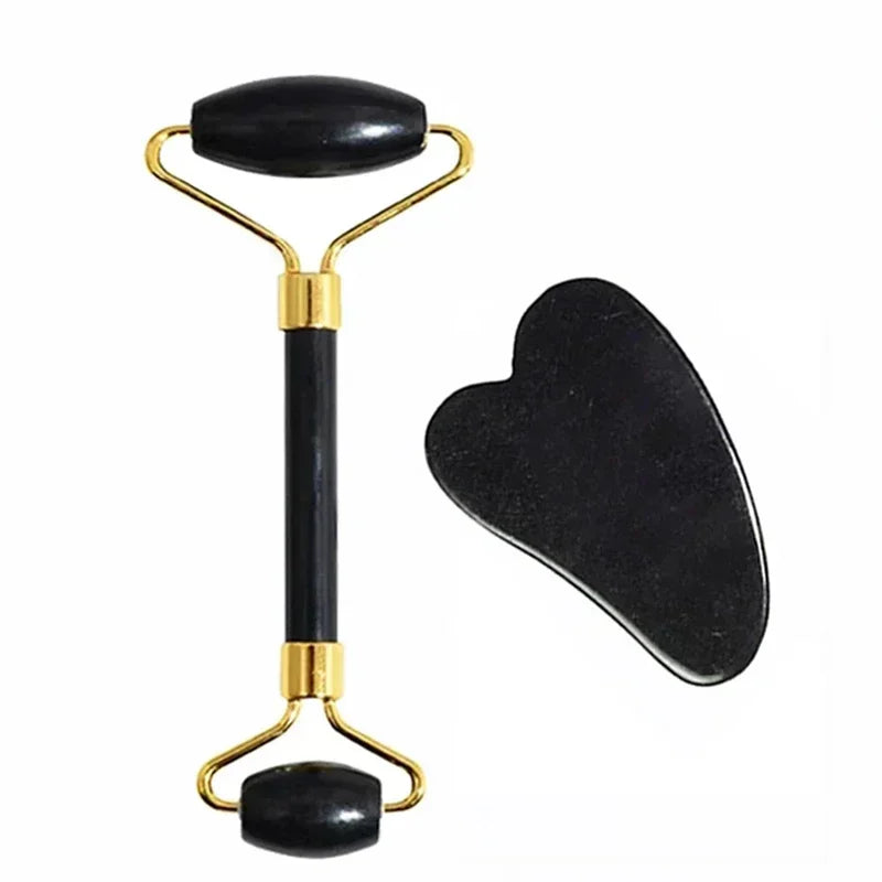 Jade Roller & Gua Sha Set – Natürliche Gesichtsmassage für strahlende Haut