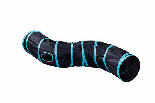 Tunnel de jeu pour chats, pliable, long, disponible en diverses formes