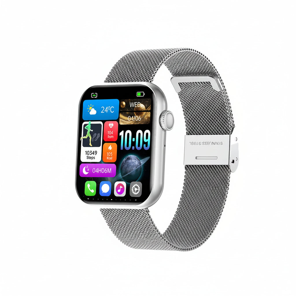 Smartwatch mit Bluetooth-Anrufen & IP68 Schutz