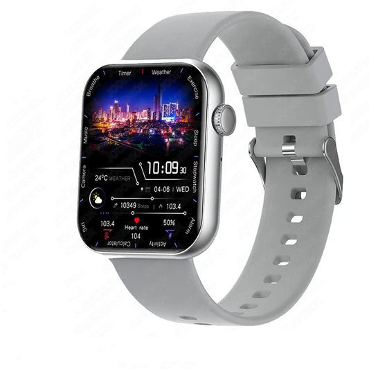 Montre connectée avec appels Bluetooth et protection IP68