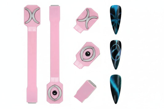 Aimant à ongles œil de chat avec des designs uniques