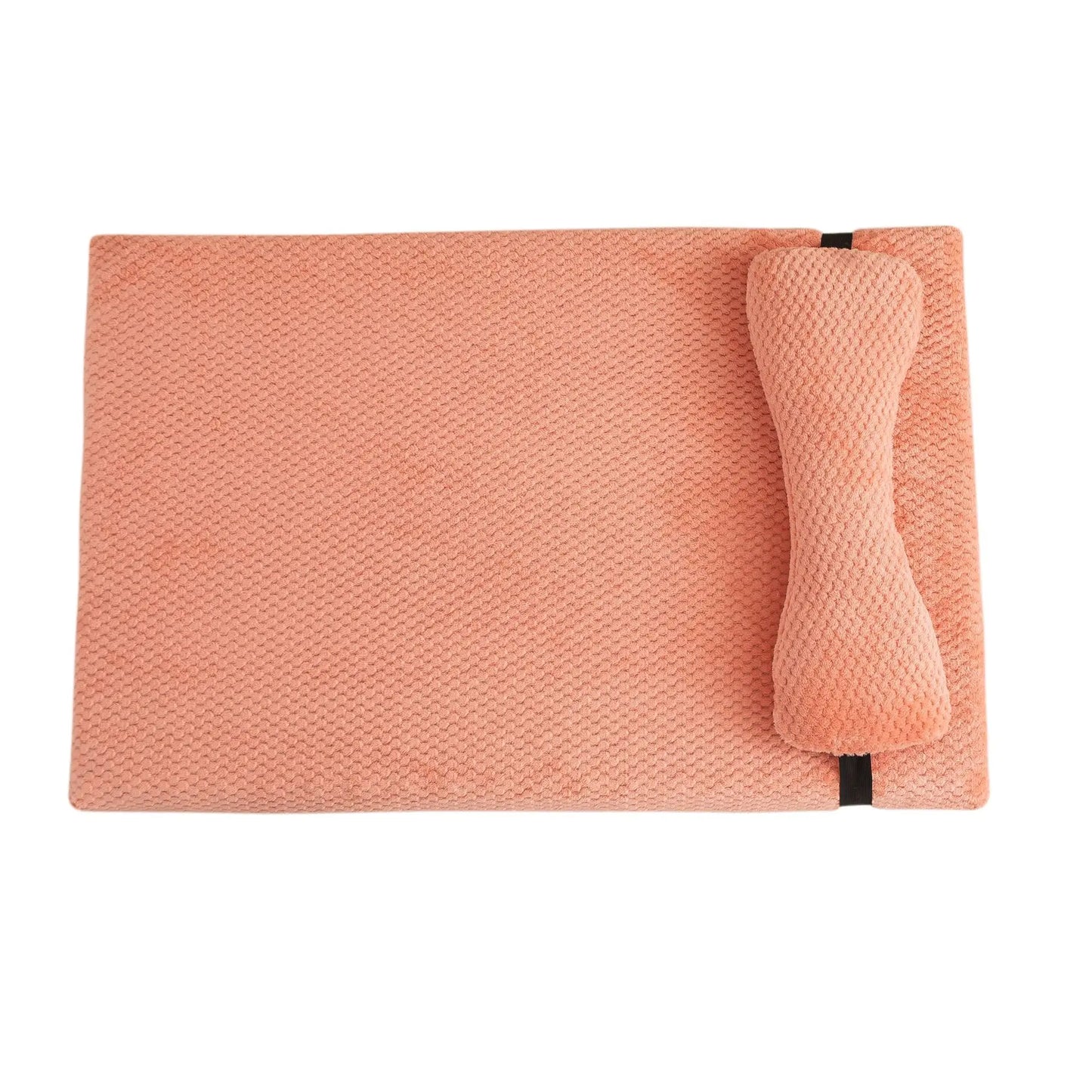 Alfombrilla de felpa suave con funda de invierno extraíble