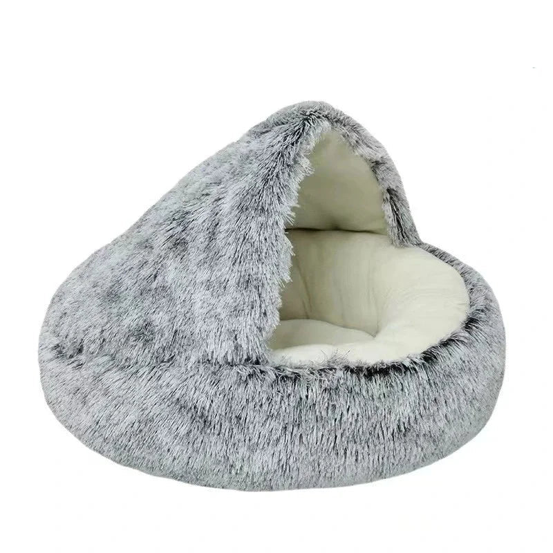Cama suave de invierno y otoño para gatos, cálida, acogedora y blanda