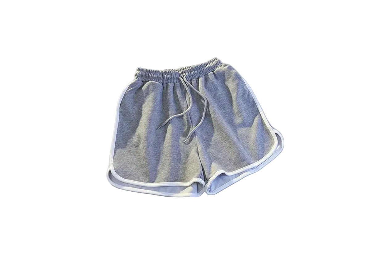 Korean Fashion Mini Shorts Gestreift & Locker Geschnitten