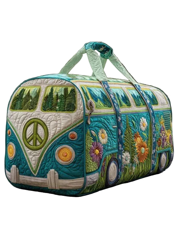 Quilted Duffle Bag / Weekender Tasche