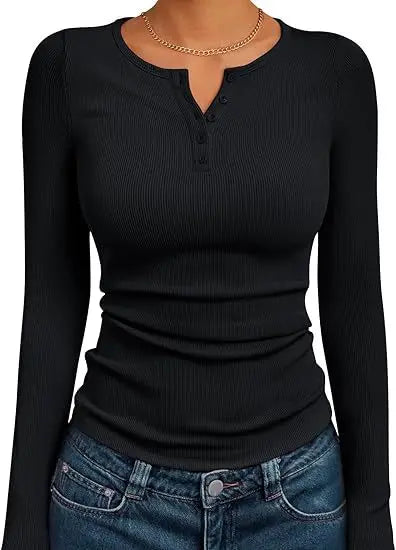 Slim Fit Langarmshirt