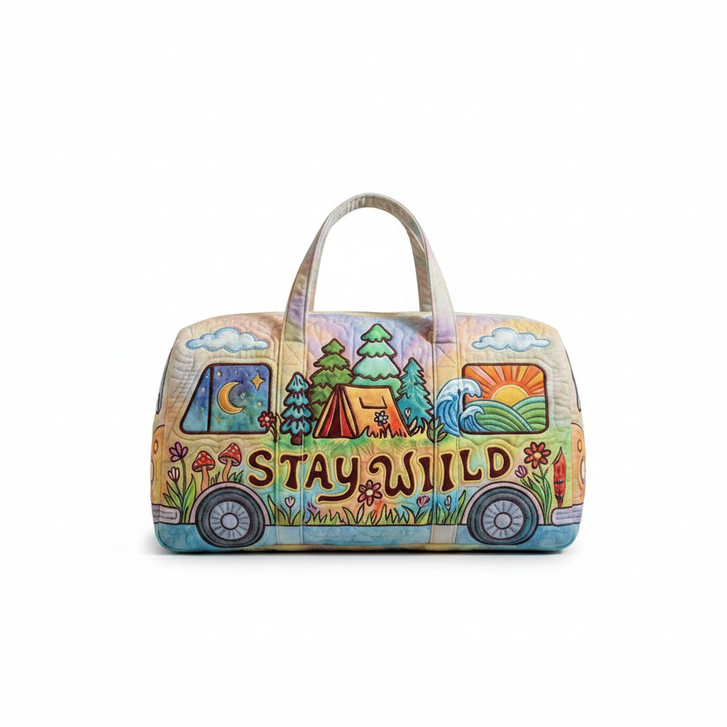 Quilted Duffle Bag / Weekender Tasche