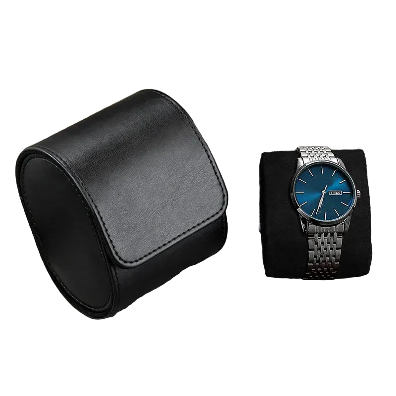 Watch Roll Travel Case 3 Slots Organizer