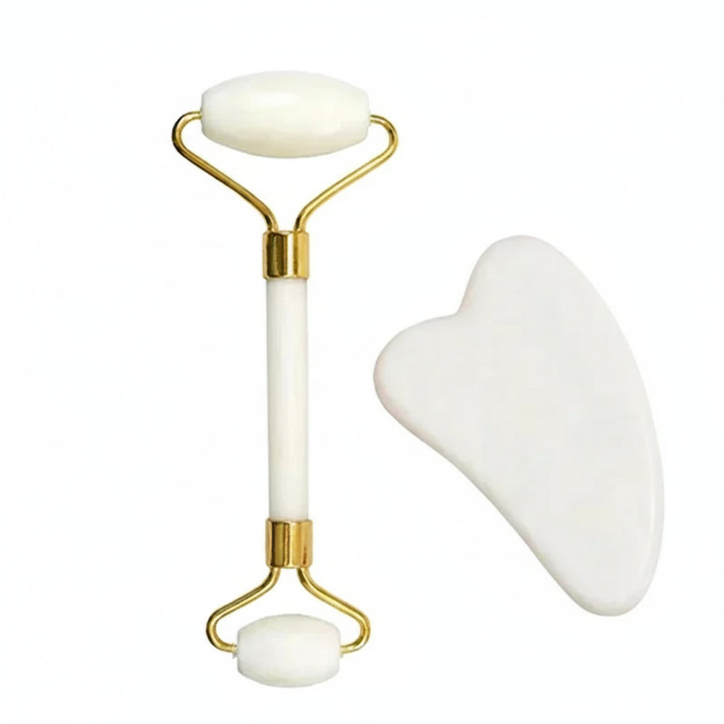Jade Roller & Gua Sha Set – Natürliche Gesichtsmassage für strahlende Haut