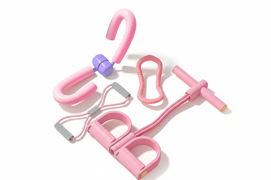 4 oder 5 teiliges Yoga & Fitness Set Stretching, Widerstand & Ganzkörpertraining