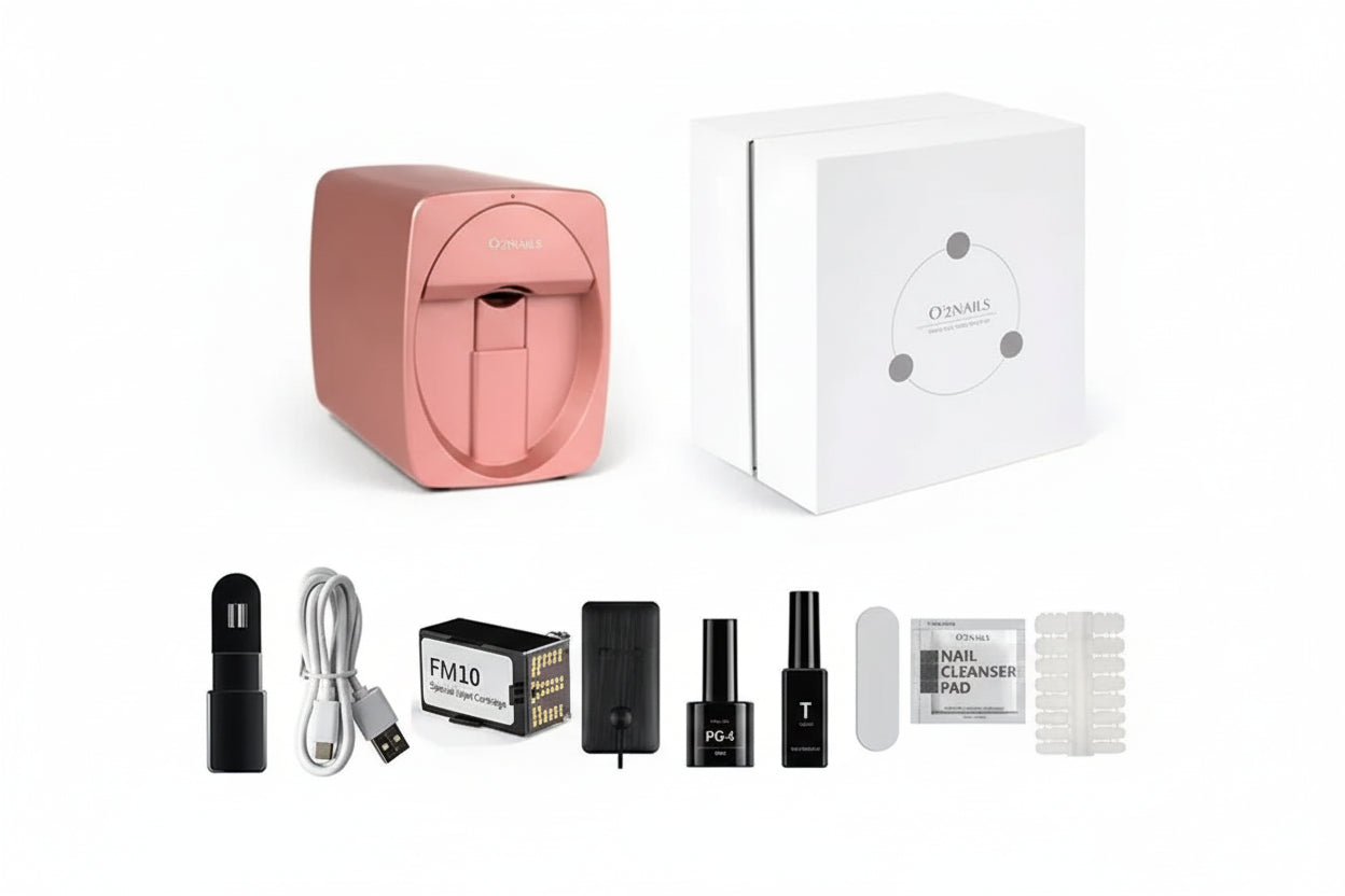 Impresora de uñas inteligente para diseños de uñas personalizados directamente desde tu smartphone