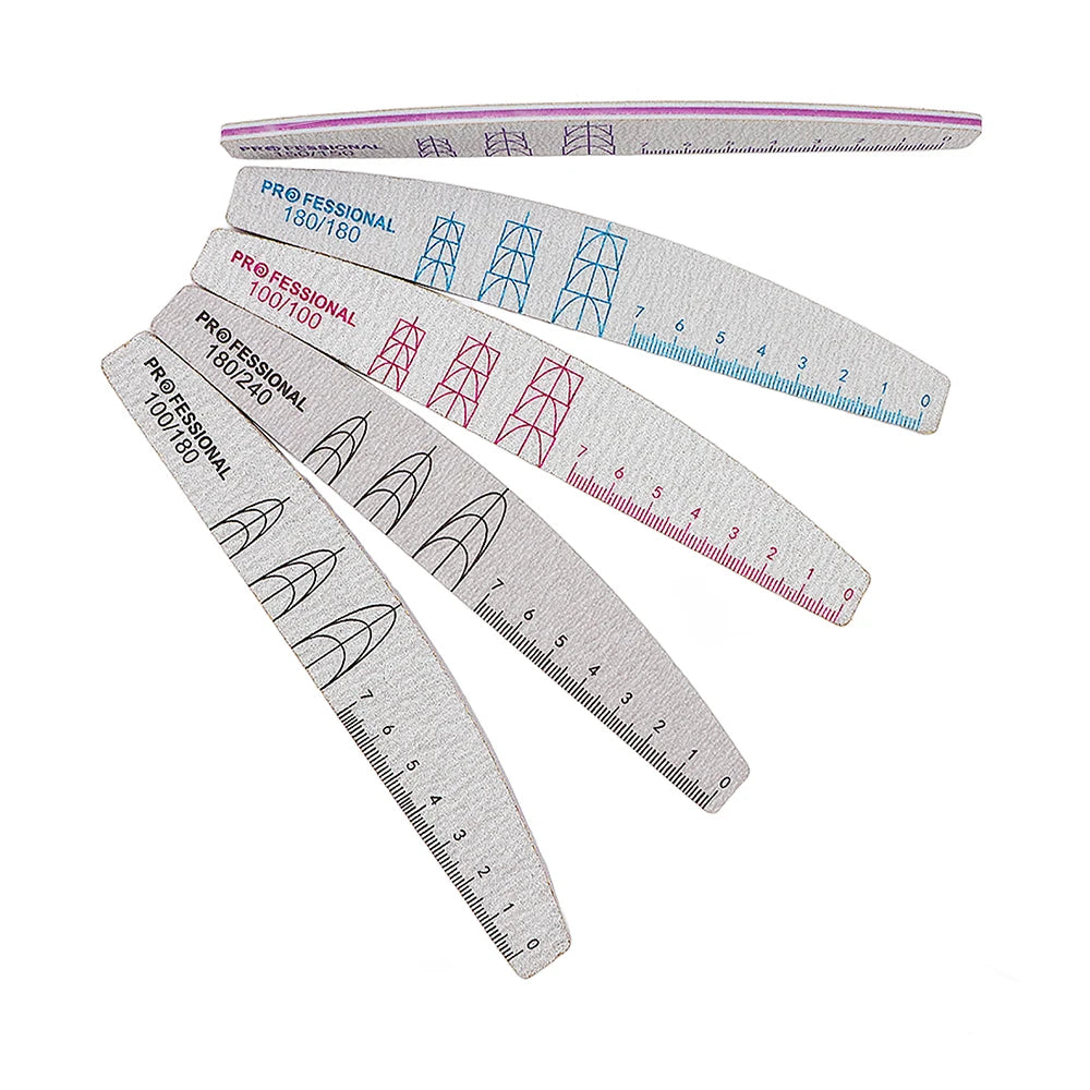 Double-sided Nail File Set of 5