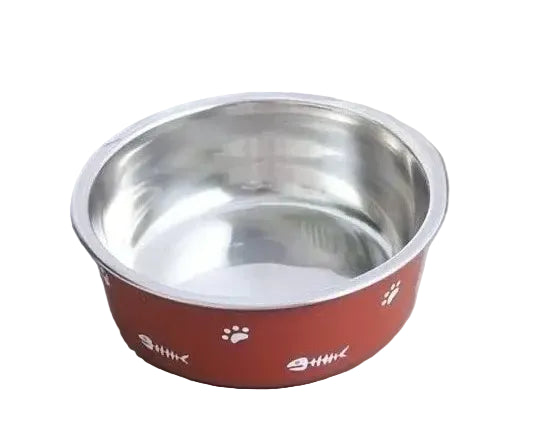 Stainless steel dog bowl – non-slip