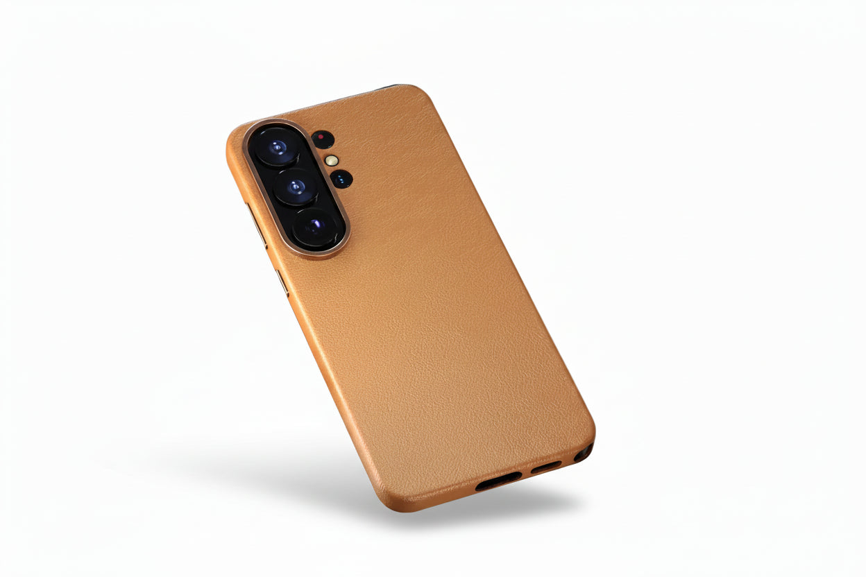 Magnetic Faux Leather Phone Case